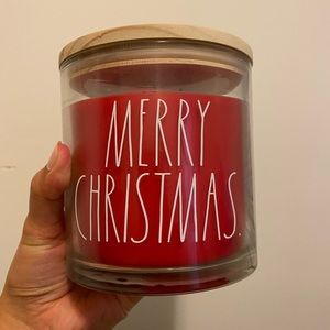 RAE DUNN MERRY CHRISTMAS CANDLE NEW
